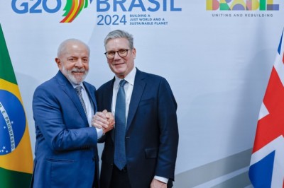Presidente Lula se reúne com o primeiro-ministro britânico Keir Starmer