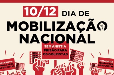 Nesta terça (10), povo vai às ruas exigir prisão de Bolsonaro e outros golpistas