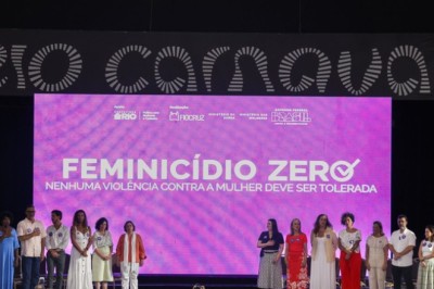 Feminicídio Zero: Carnaval do Rio será palco de mobilização nacional