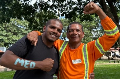 Com apoio do pai gari da Comurg, jovem conquista vaga em medicina no RJ