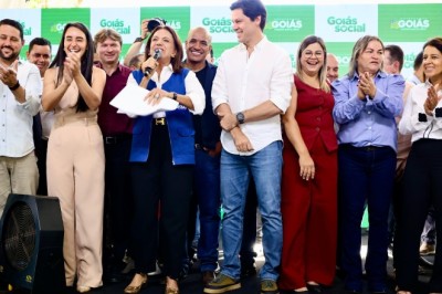 Daniel Vilela e Gracinha Caiado levam benefícios do Goiás Social a Santo Antônio do Descoberto