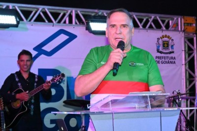 Mabel inaugura nova iluminação de Campinas por meio do Brilha Goiânia