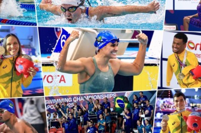 Brasil fecha Mundial de Natação Paralímpica com 39 pódios e 96% de Bolsa Atleta