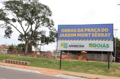 Prefeito Vilela entrega nova praça aos moradores do Jardim Mont Serrat nesta quinta, 23