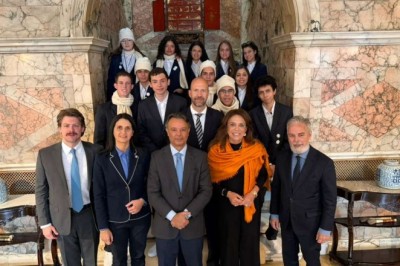 Gracinha Caiado e comitiva apresentam Aprendiz do Futuro ao Embaixador do Brasil no Reino Unido