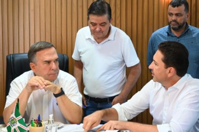 “Transporte coletivo é nossa prioridade”, diz Sandro Mabel sobre parceria com Vilela para avançar metronização