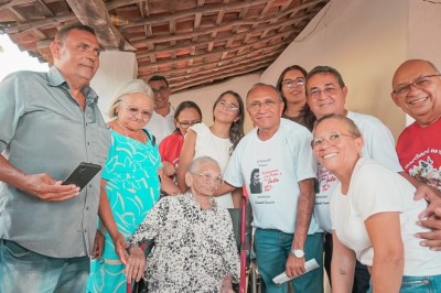 Prefeito de São Rafael-RN participa de celebração do centenário de Elizabeth Teixeira em Sapé-PB
