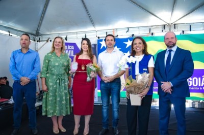 Gracinha Caiado inaugura nova sede da Delegacia da Mulher em Aparecida de Goiânia