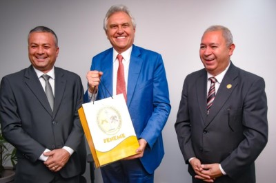 Em Brasília, Caiado é homenageado por entidades nacionais de segurança pública