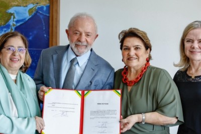 Márcia Lopes é empossada como ministra das Mulheres