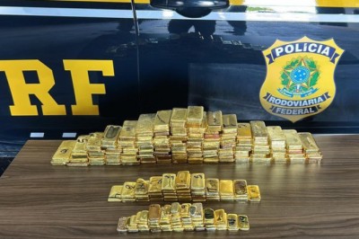 Operação do Governo Federal contra garimpo ilegal apreende maior quantidade de ouro da história da PRF