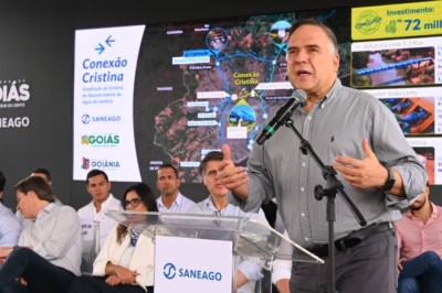 Mabel destaca segurança hídrica de Goiânia em entrega da ampliação do Sistema de Abastecimento de Água da Região Metropolitana