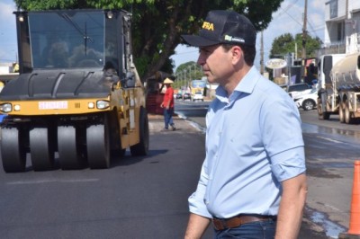 Vilela confere ajustes finais na revitalização da Avenida das Nações