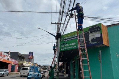 Programa Cidade Segura já retirou mais de 19 toneladas de fios irregulares em Goiânia