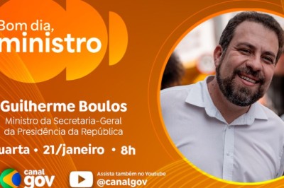 Revisão da escala 6x1 e defesa de jornada mais humana são temas centrais do “Bom Dia, Ministro” com Guilherme Boulos nesta quarta (21)