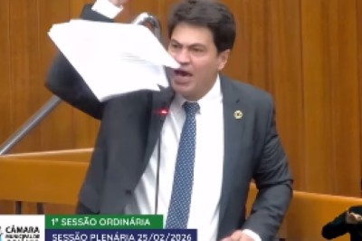 Igor Franco Quando perde poder, transforma a Câmara Municipal em palco de guerra