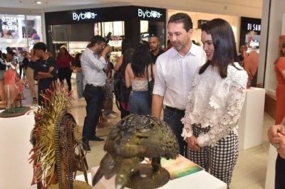 Aparecida abre exposição “Traço Nativo” com obras de artesãos goianos no Buriti Shopping