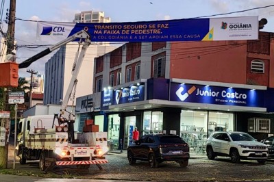 CDL Goiânia e Secretaria Municipal de engenharia de Trânsito - SET lançam projeto: Pedestre em Movimento