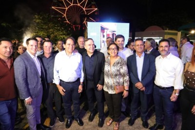 Prefeito Sandro Mabel participa do lançamento do Festival Goiás Gastronomia no Mutirama