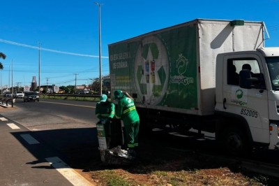 Prefeitura intensifica limpeza e manutenção na Rodovia dos Romeiros durante a Romaria do Divino Pai Eterno