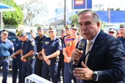 Prefeito Sandro Mabel entrega base modernizada para Coordenadoria de Trânsito da GCM