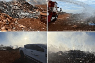 Liminar obtida pelo MPGO obriga município de Santa Helena de Goiás a adotar medidas para extinguir incêndio em lixão