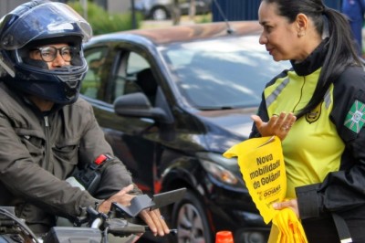 SET realiza ações de prevenção e segurança voltadas aos motociclistas