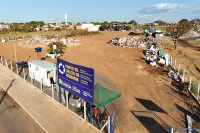 Ponto de Coleta de Resíduos criado pela Prefeitura de Aparecida recebeu quase 500 toneladas em apenas dois meses