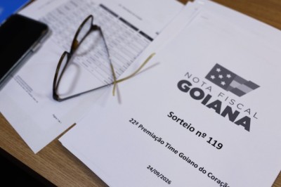 Nota Fiscal Goiana distribui R$ 1,2 milhão no sorteio de setembro
