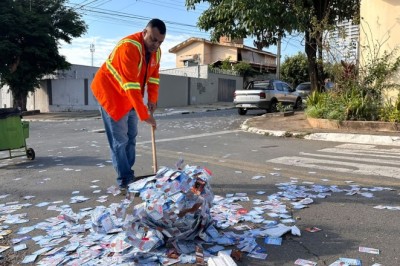 Comurg recolhe 1,5 tonelada de resíduos após primeiro turno das eleições