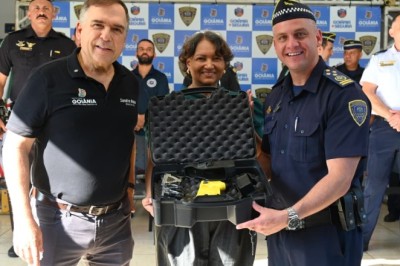 Guarda Civil Metropolitana recebe novos armamentos e equipamentos para reforçar a segurança em Goiânia