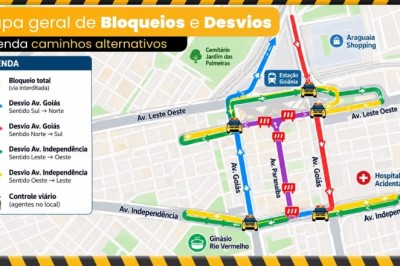 SET prepara interdições e desvios no trânsito para o Festival Viva Goiânia no Centro